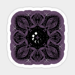 Moon mandala Sticker